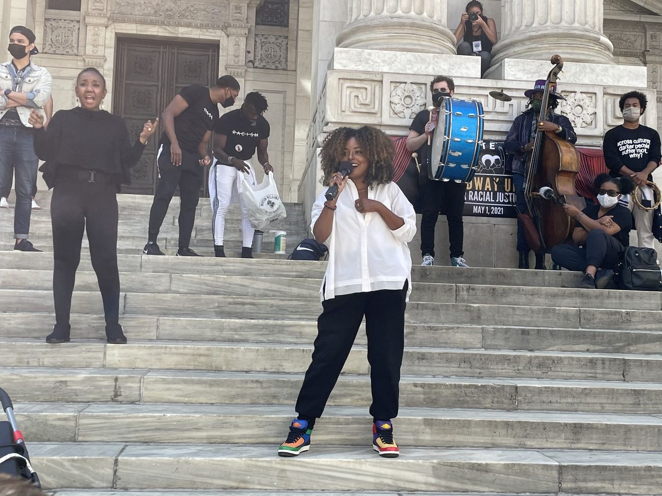 Adrienne Warren, theater activists demand greater racial equity on Broadway