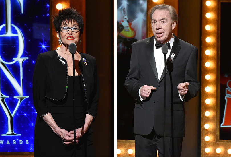 Andrew Lloyd Webber and Chita Rivera to receive 2018 special Tony Awards