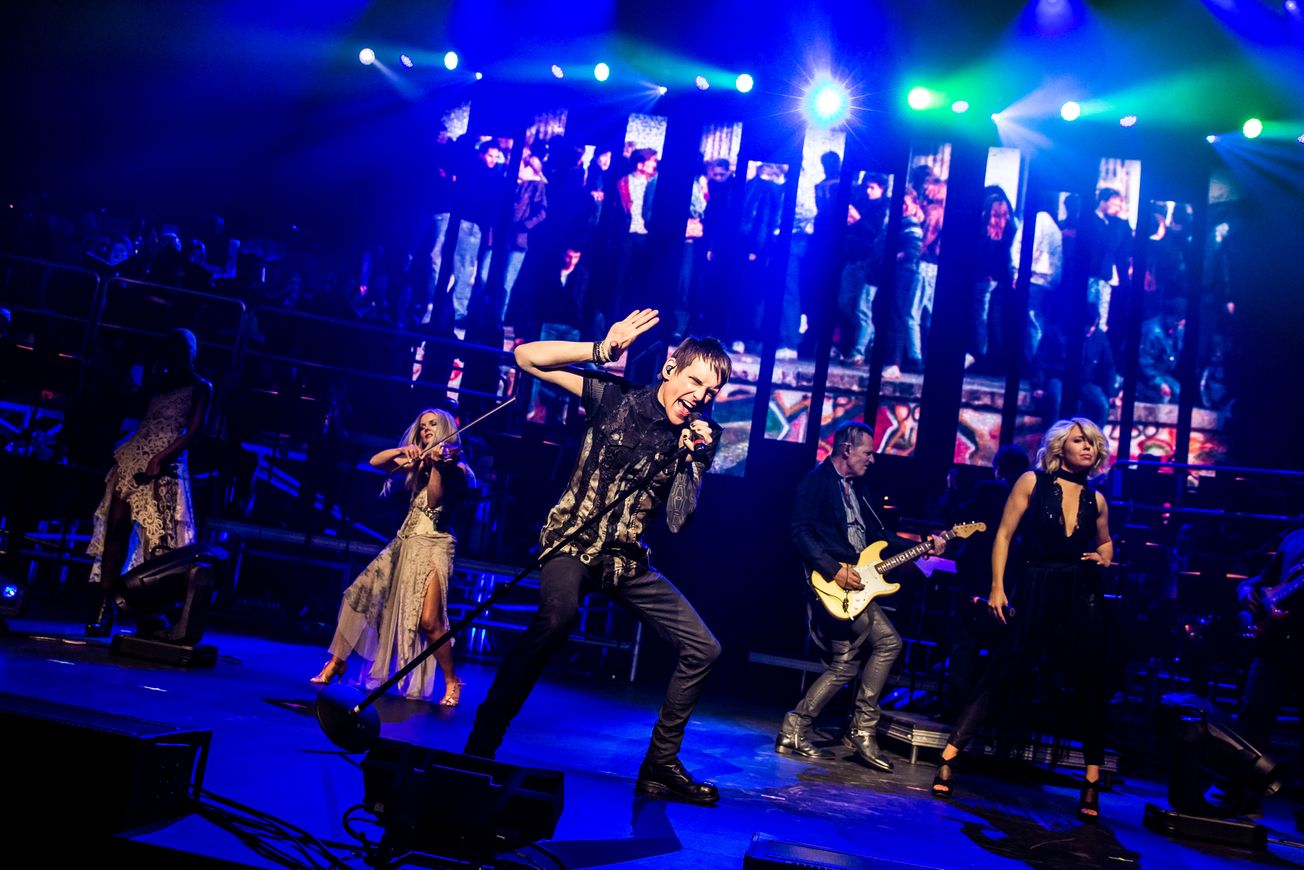 Review: ‘Rocktopia’ feels like a Vegas act on Broadway