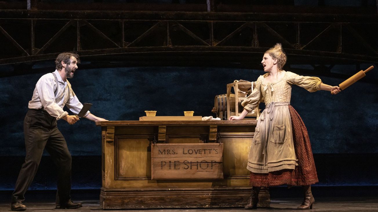 Josh Groban and Annaleigh Ashford on the Shakespeare of Sondheim, lessons from ‘Sweeney Todd’ and onstage barber chair mishaps
