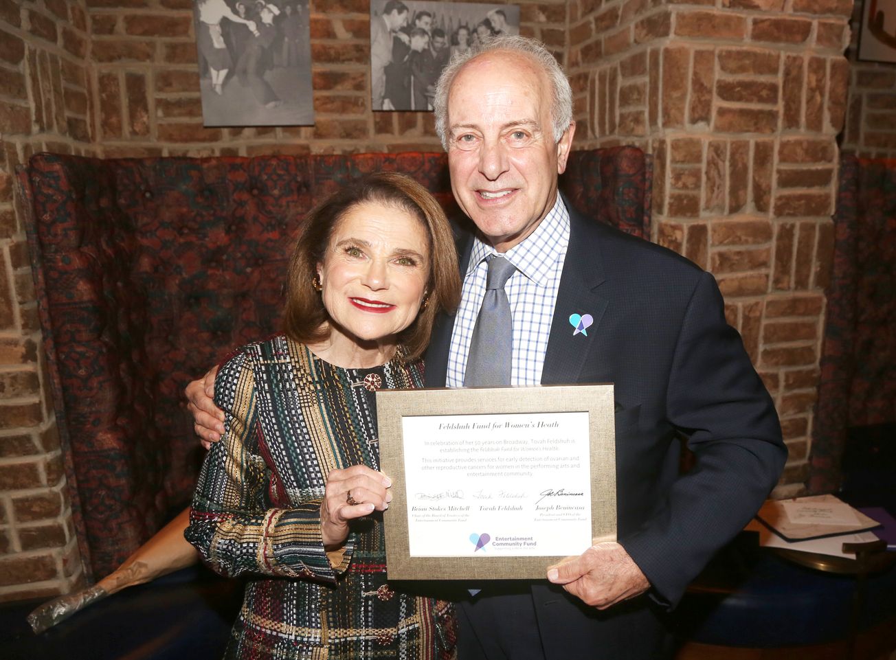 Tovah Feldshuh shares statement regarding partnership with Entertainment Community Fund benefiting women’s health