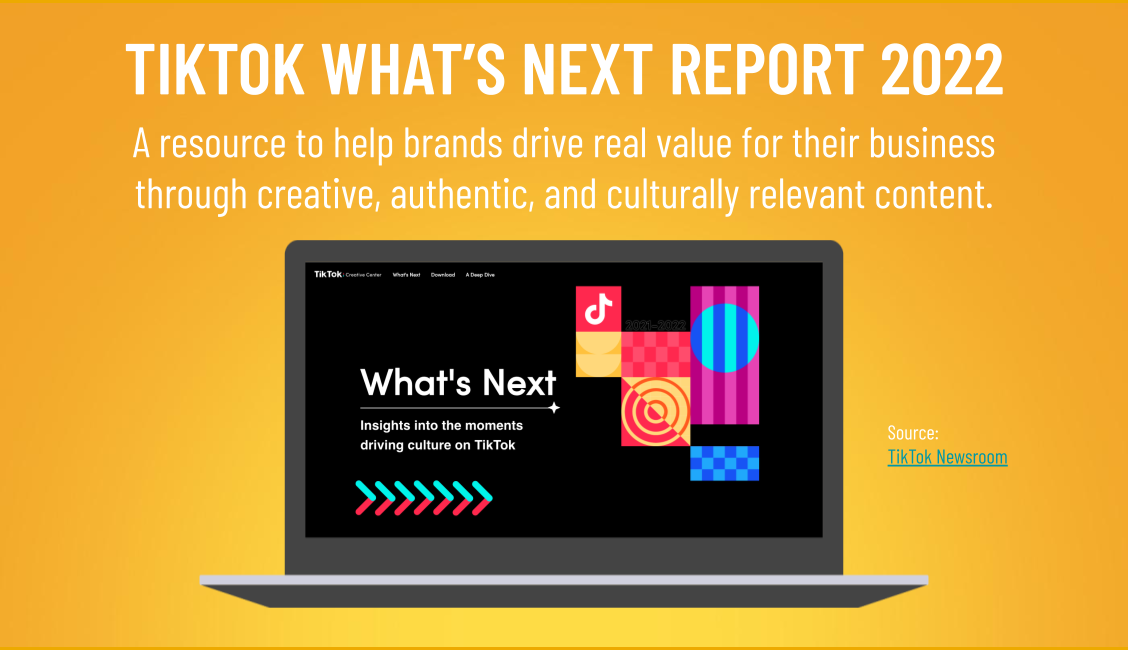 NOW TRENDING: TIKTOK DEBUTS THEIR WHAT’S NEXT REPORT FOR 2022