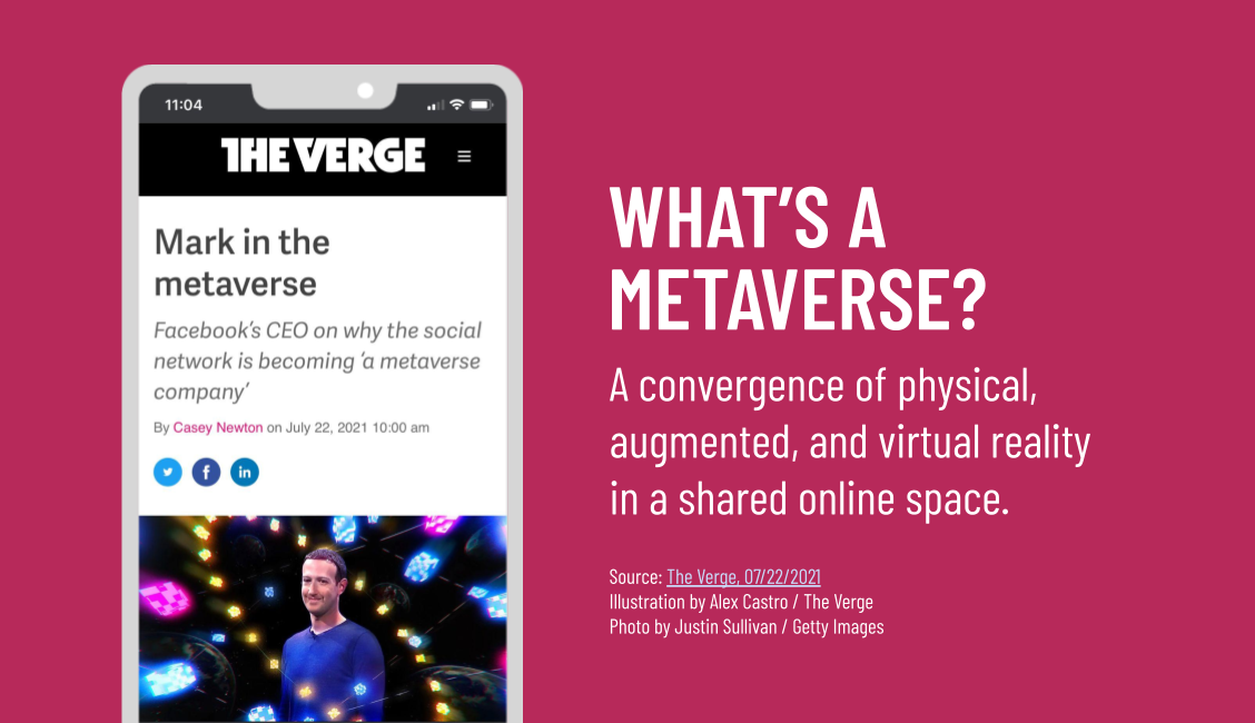 METAVERSE: NEW BUZZWORD OR NEW FRONTIER?