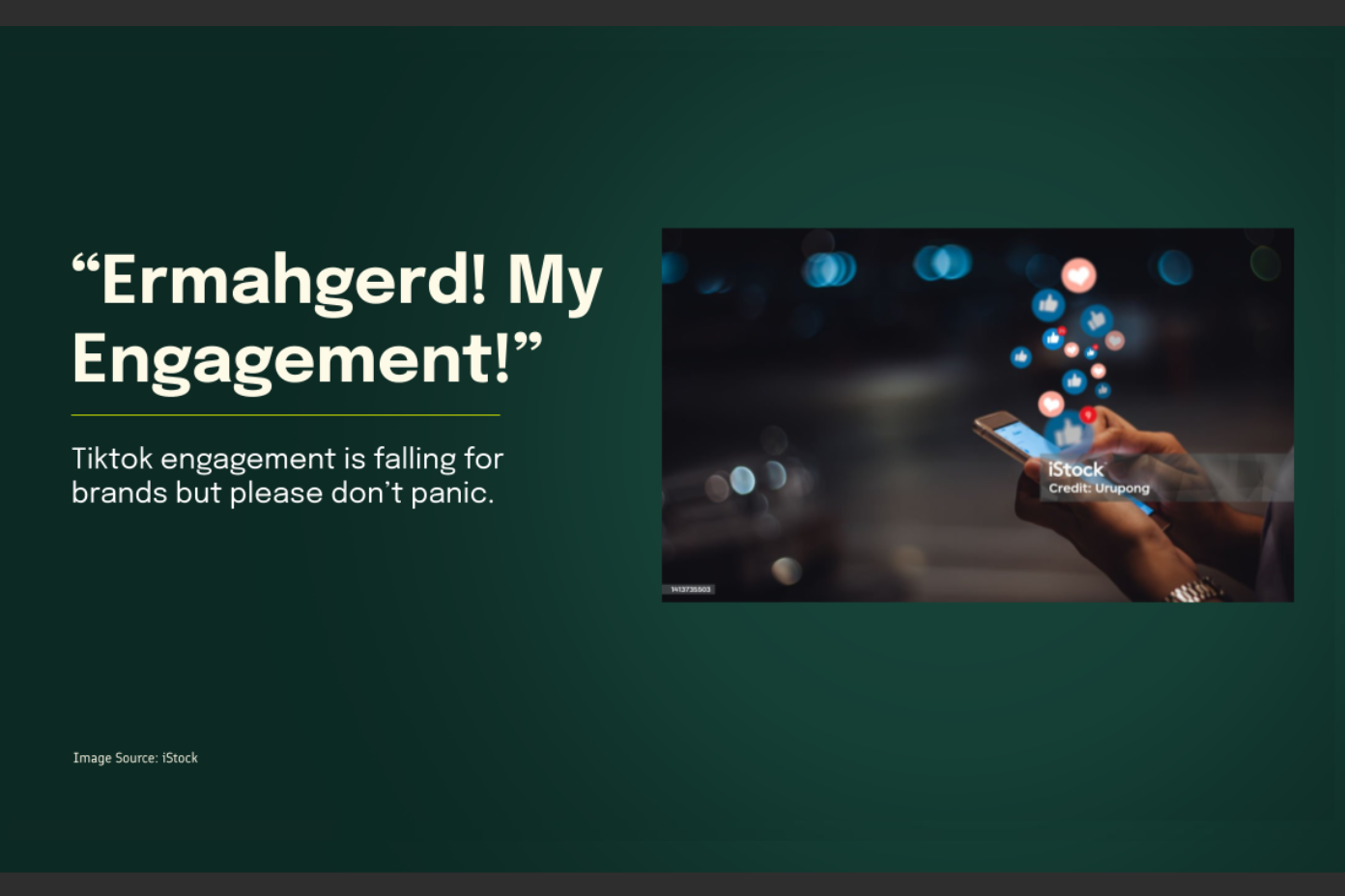 Tiktok engagement is falling for brands. Here’s why you shouldn’t sound the alarm.