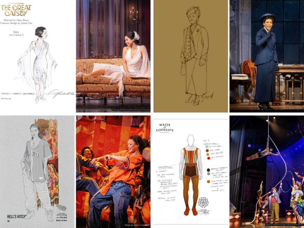 Interpreting the details behind the 2024 Tony Award nominees for Best Costume Design of a Musical