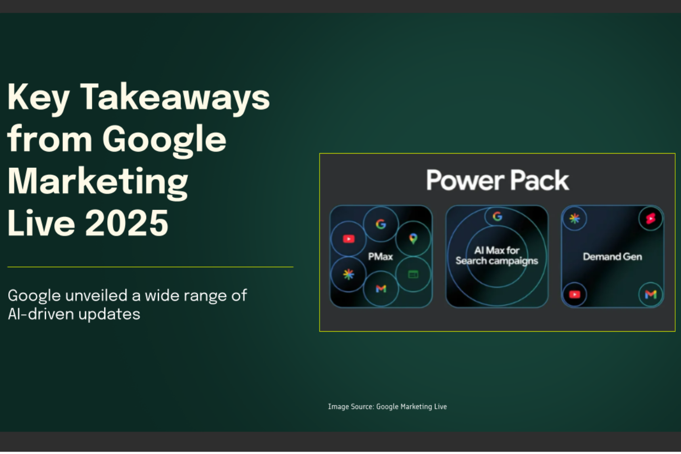 Key Takeaways from Google Marketing Live 2025