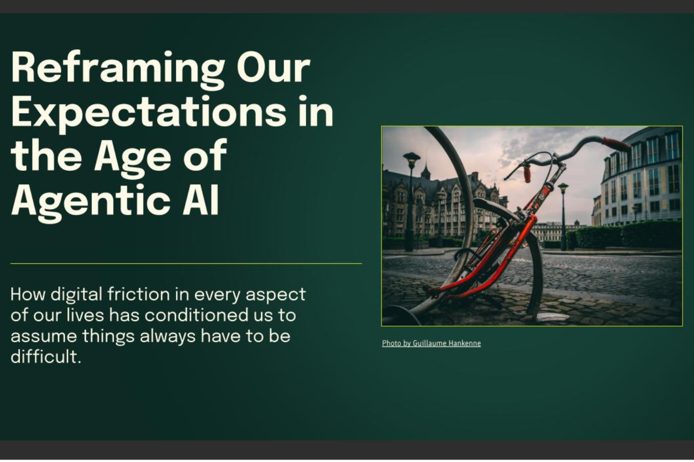 An E-Bike Tour for the Mind