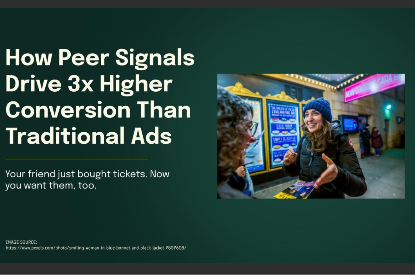 How Peer Signals Drive 3x Higher Conversion Than Traditional Ads