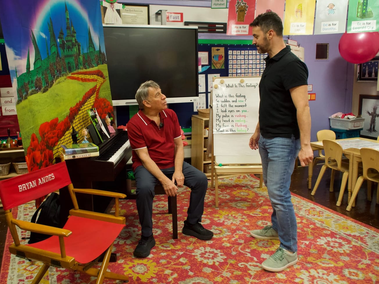 How one first-grade educator recruited Stephen Sondheim, Stephen Schwartz and dozens more to teach his students about Broadway, theater and empathy