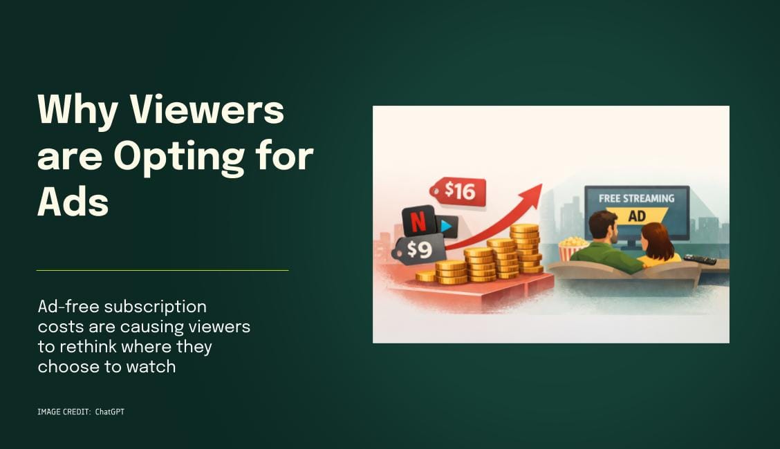 Why Streaming Viewers are Reconsidering the “No-Ads” Experience